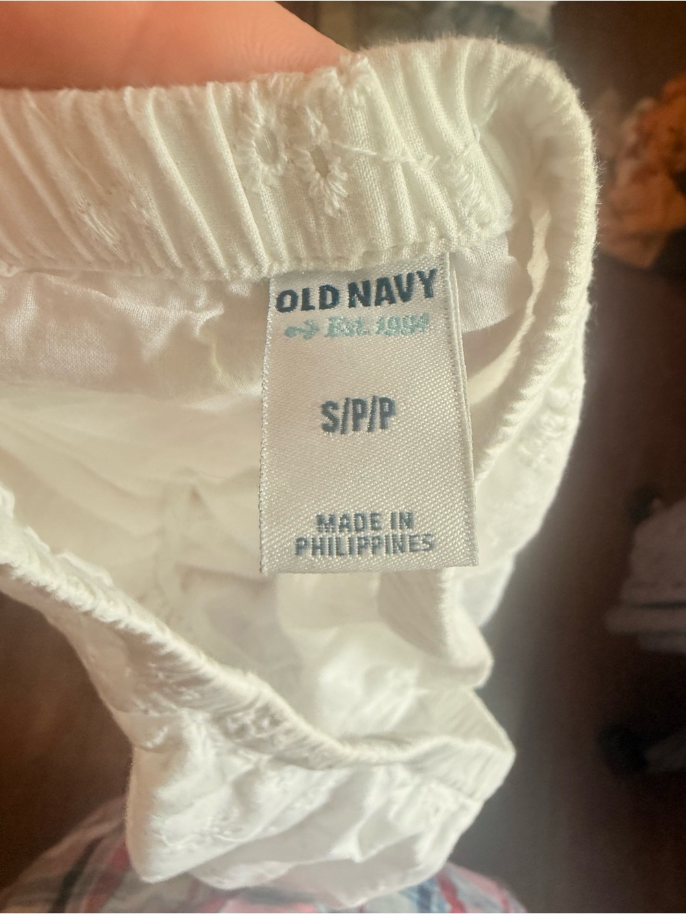 Old Navy White Strapless Eyelet Maxi Dress - Picture 3 of 4